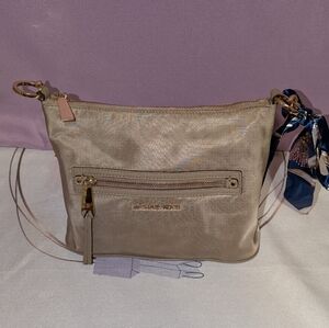 MICHAEL KORS Gold Nylon Bag